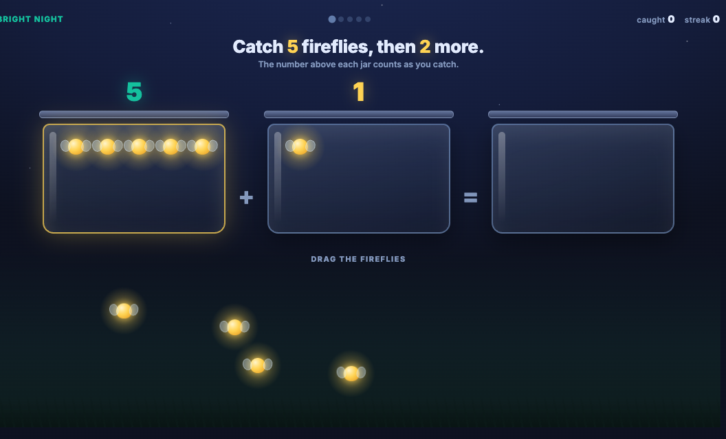 Firefly Jars adding two groups game screenshot